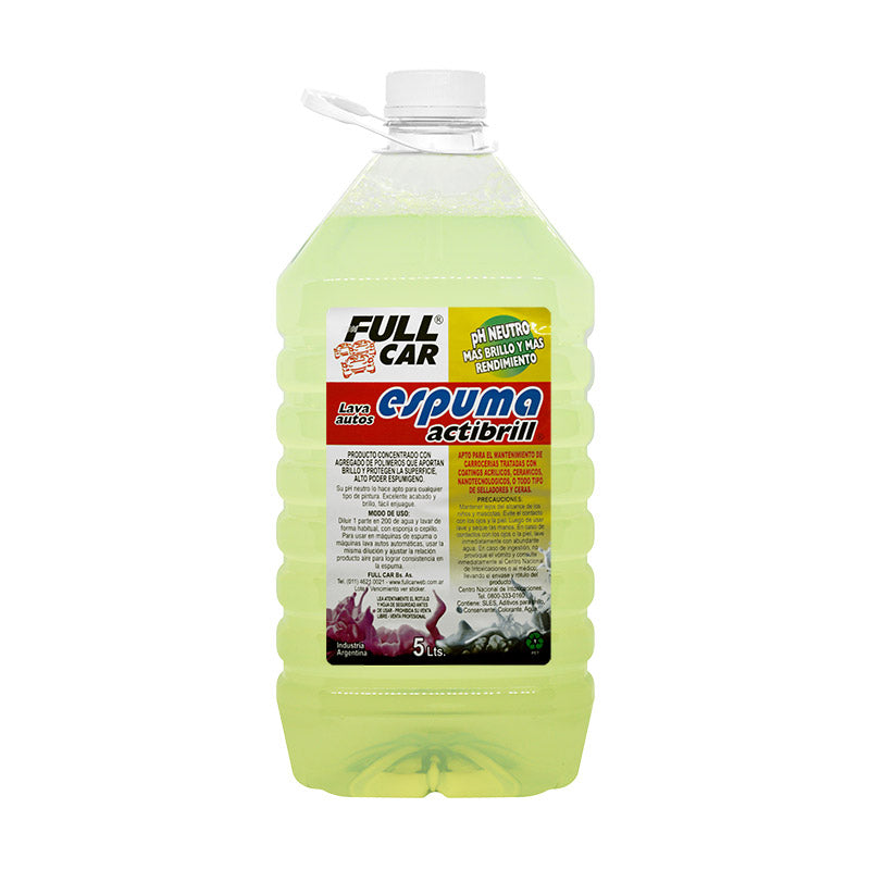Lava Autos Espuma Actibril X 5 L