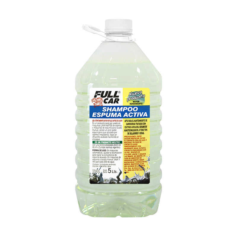 Lava Autos Shampoo Espuma Activa X 5 L
