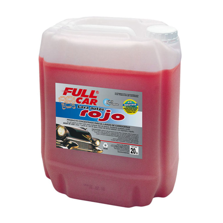 Lava Autos Rojo x 20 L