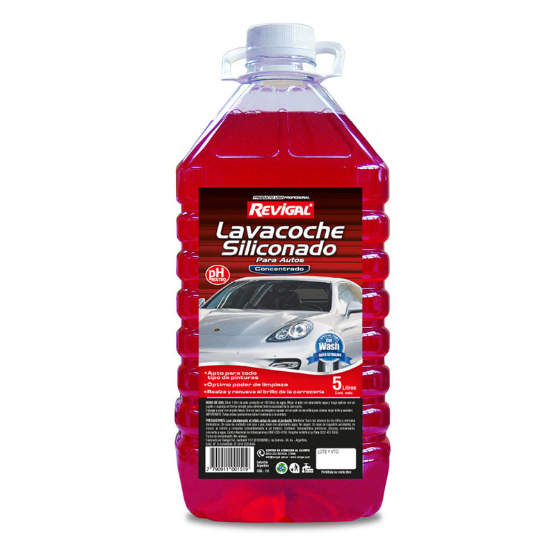 Lavacoche Siliconado Rojo